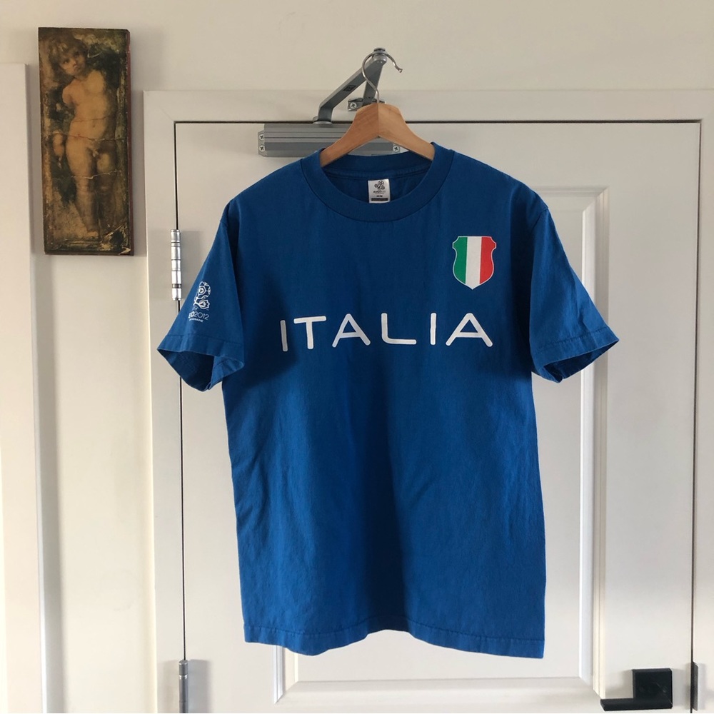 Italy uefa euro 2012 Poland-Ukraine official tee shirt